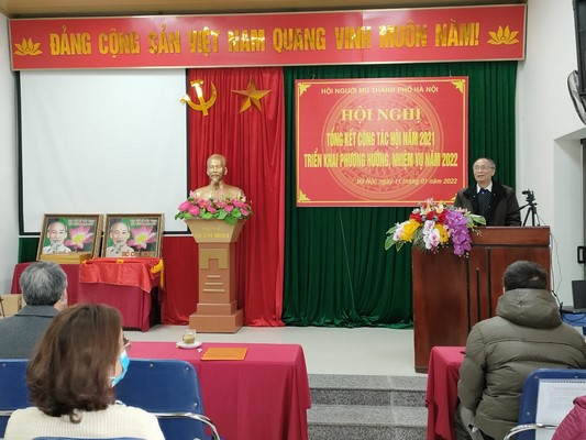Hướng tới kỷ niệm 50 năm ngày thành lập Hội Người mù thành phố Hà Nội  (03/02/1972-03/02/2022). 