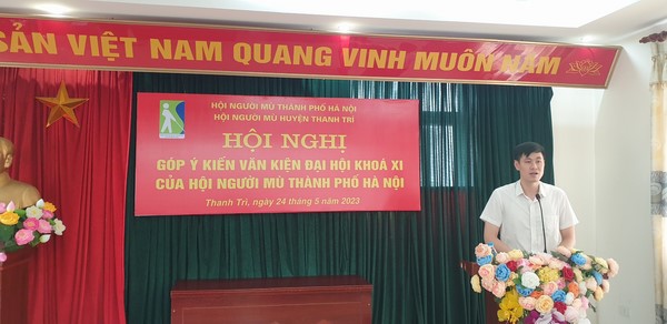 Hội nghị góp ý kiến vào văn kiện đại hội HNM thành phố Hà Nội tại HNM Huyện Thanh Trì