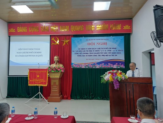 Hội Người mù thành phố Hà Nội: kỷ niệm 75 năm  Ngày Chủ tịch Hồ Chí Minh ra lời kêu gọi thi đua ái quốc