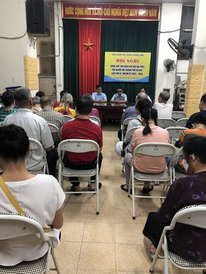HNM Hoàng Mai tổ chức hội nghị đóng góp văn kiện Đại hội XI của Thành Hội Hà Nội