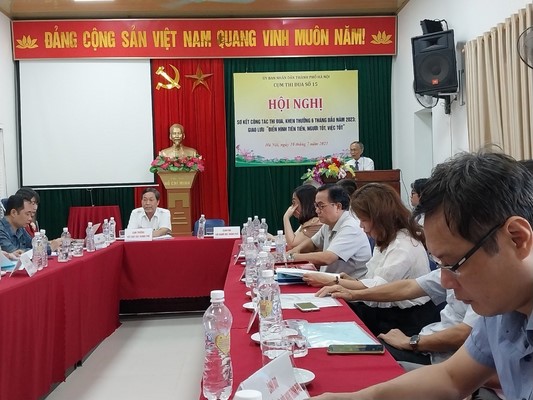 Hội Người mù Hà Nội đăng cai tổ chức  hội nghị thi đua, khen thưởng cụm thi đua số XV UBND Thành phố