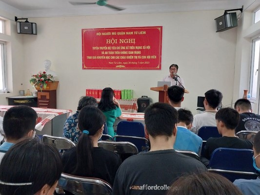 Tuyên truyền Bộ Quy tắc ứng xử trên mạng xã hội tại Hội Người mù quận Nam Từ Liêm 