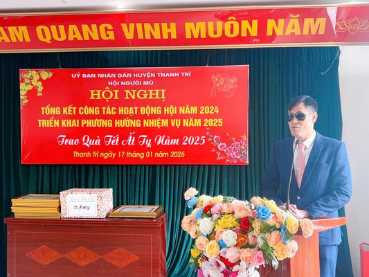 HỘI NGƯỜI MÙ HUYỆN THANH TRÌ: ĐỒNG HÀNH SÁT CÁNH CÙNG HỘI VIÊN VƯỢT KHÓ VƯƠN LÊN 