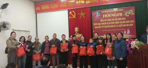 Hội Người mù quận Hà Đông tổ chức Hội nghị tổng kết công tác năm 2024, triển khai nhiệm vụ năm 2025