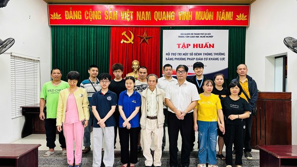 Trung tâm GDNN: 18 kỹ thuật viên tẩm quất được nâng cao tay nghề bằng phương pháp dãn cơ kháng lực