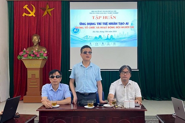 Công nghệ mở ra cơ hội mới cho người khiếm thị Thủ đô
